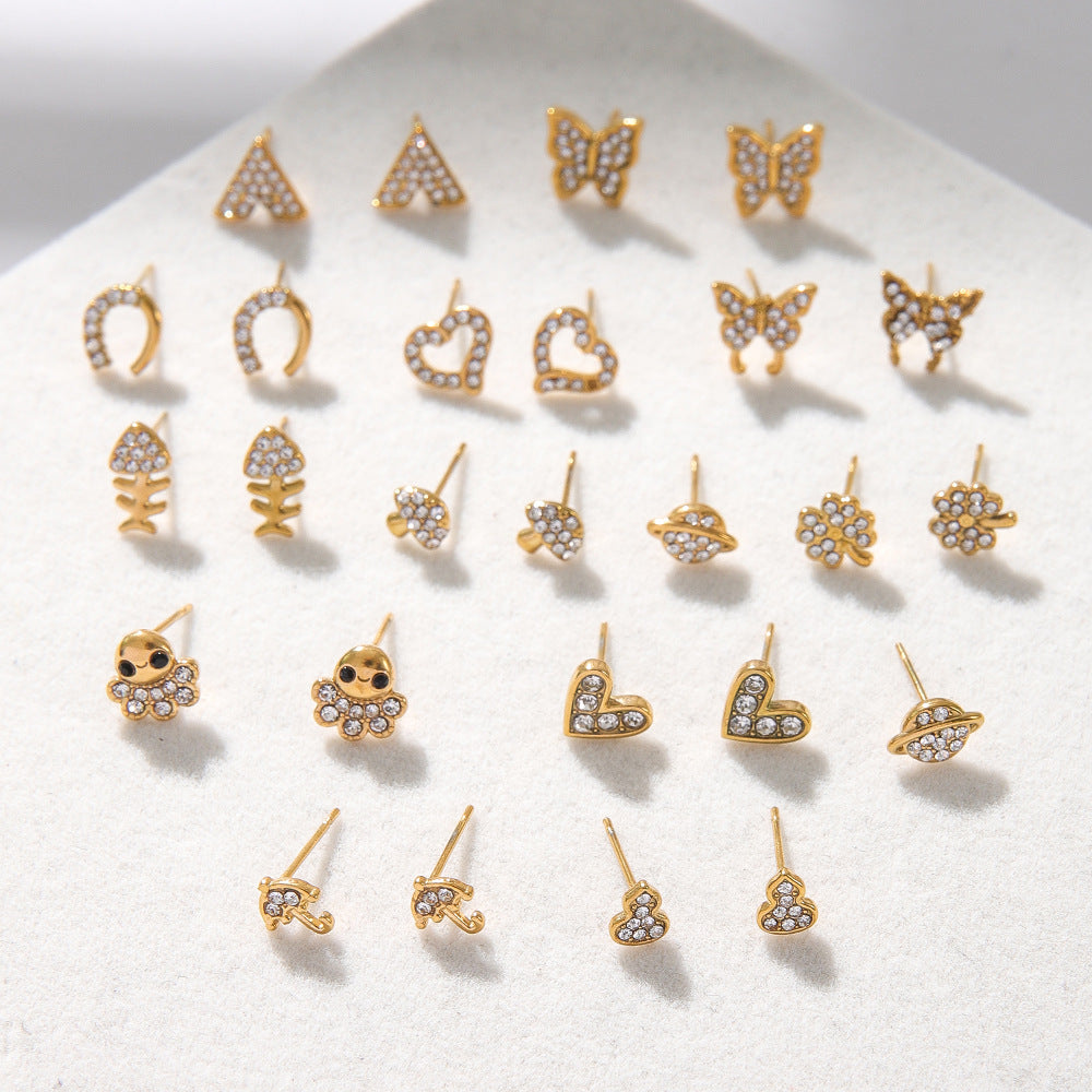 Stud Earrings Shop Online in the UAE - Waterproof Tarnish Free Jewelry