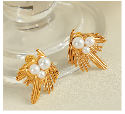 Crystal Blossom Stud Earring