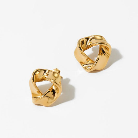 Twist Stud Earring