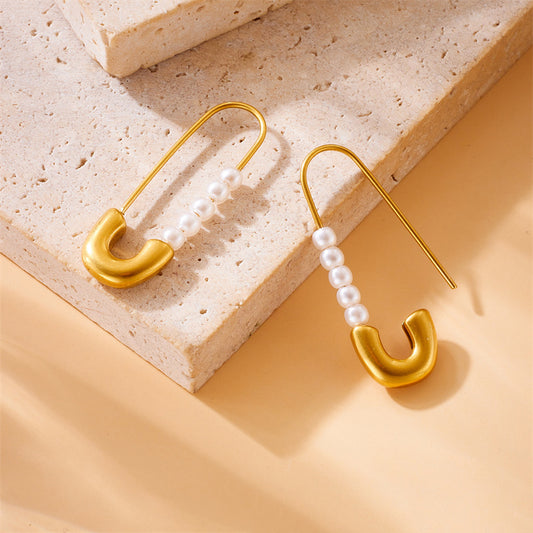 Pearl Pin Drop Earring