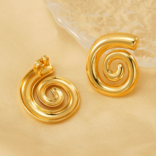 Swirl Stud Earring