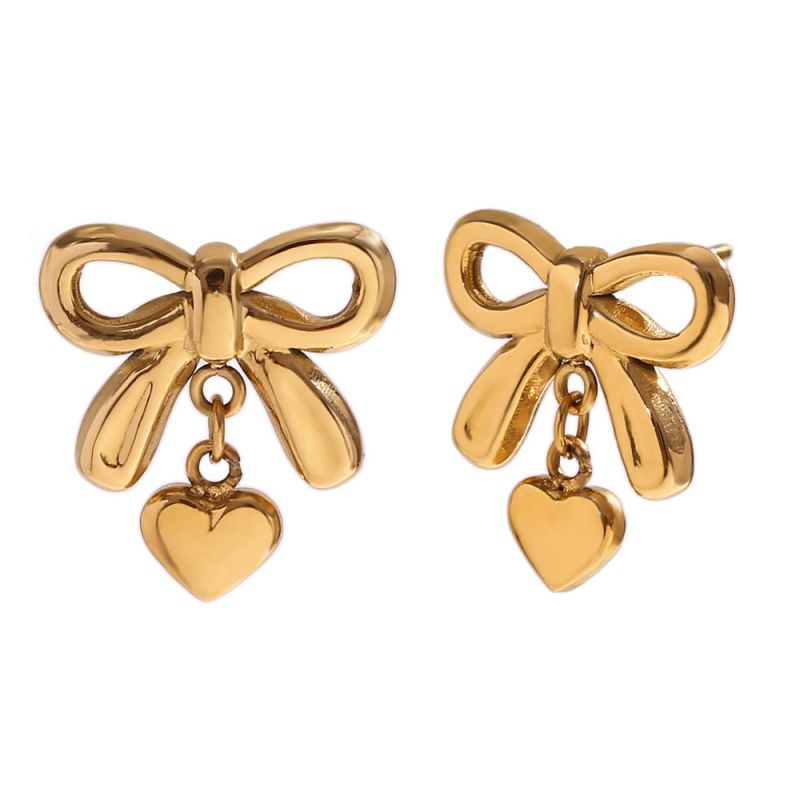 Twinkle Bow Stud Earring