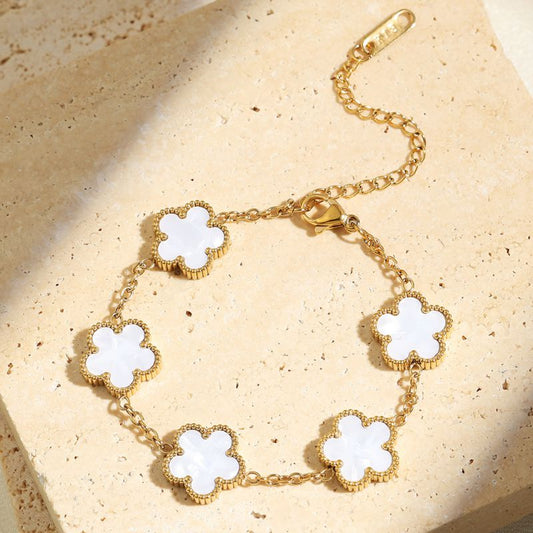 White Clover Bracelet